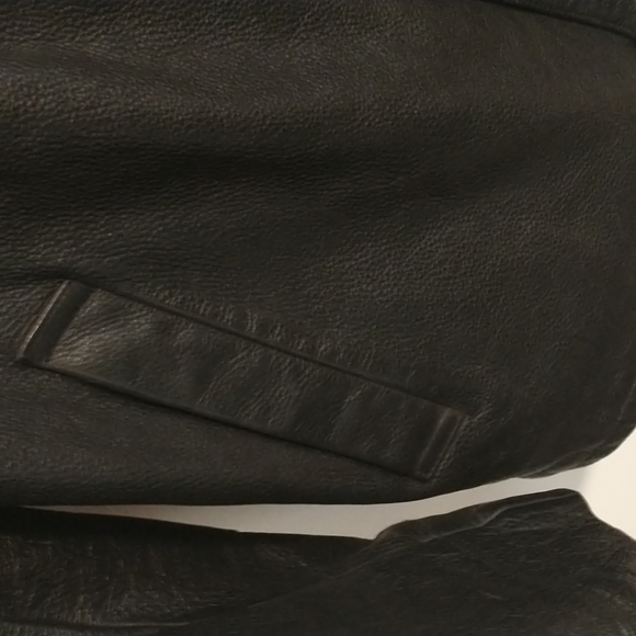 Kenneth Cole New York Men's Black Pebble Leather Jacket, Large, NWOT - Picture 3 of 10